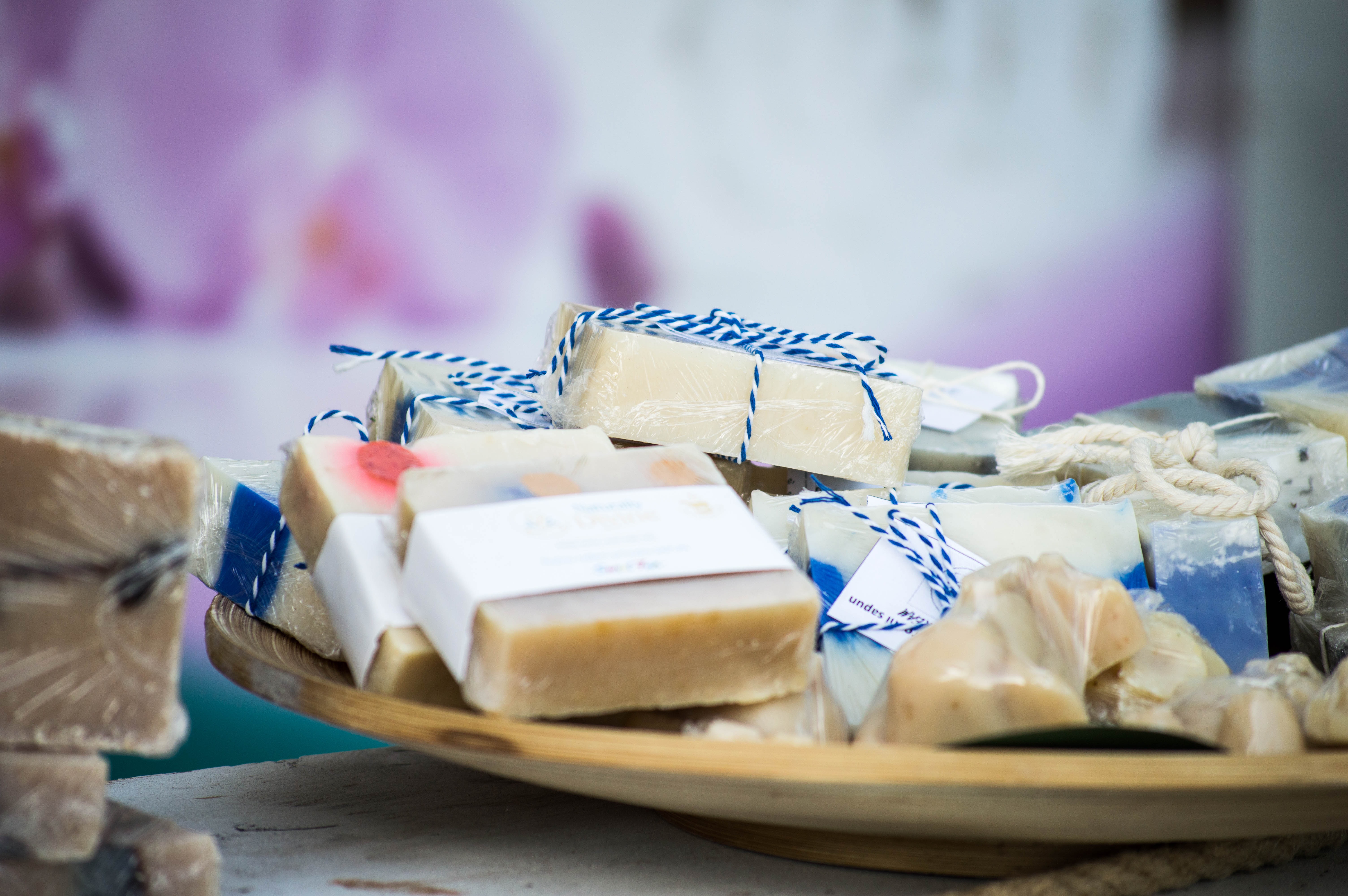 wrapped soap